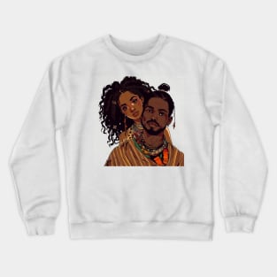 Black African Couple Love Crewneck Sweatshirt